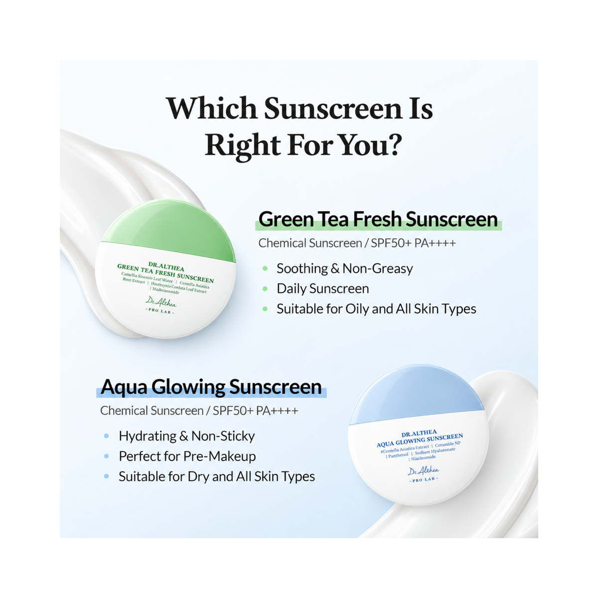 Dr. Althea – Aqua Glowing Sunscreen