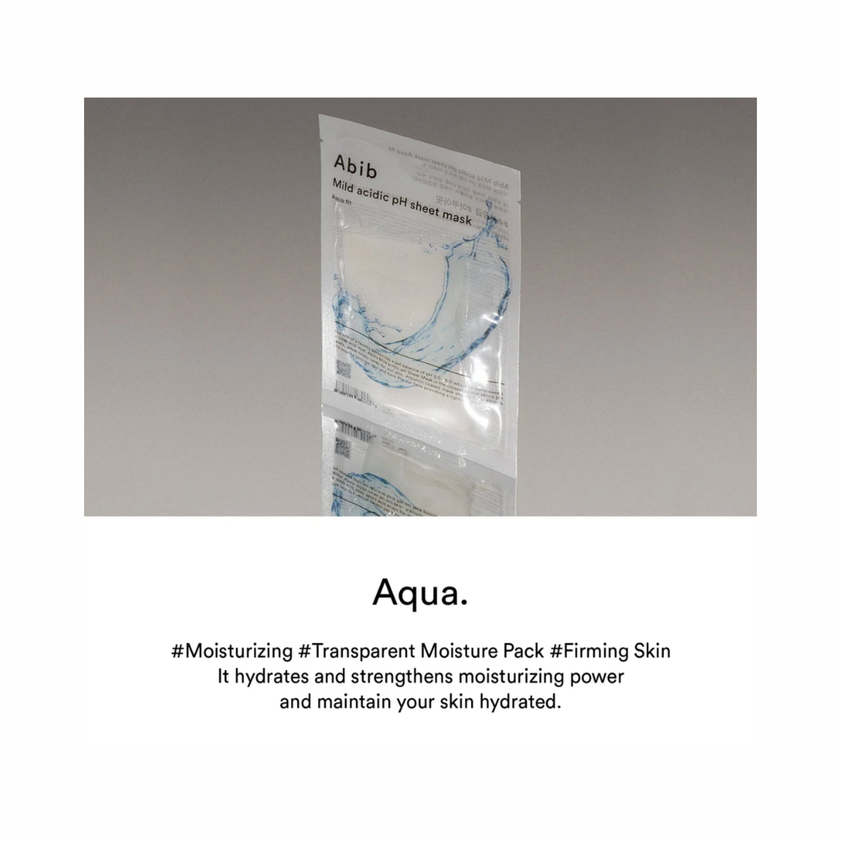 Abib – Mild Acidic Ph Sheet Mask Aqua Fit