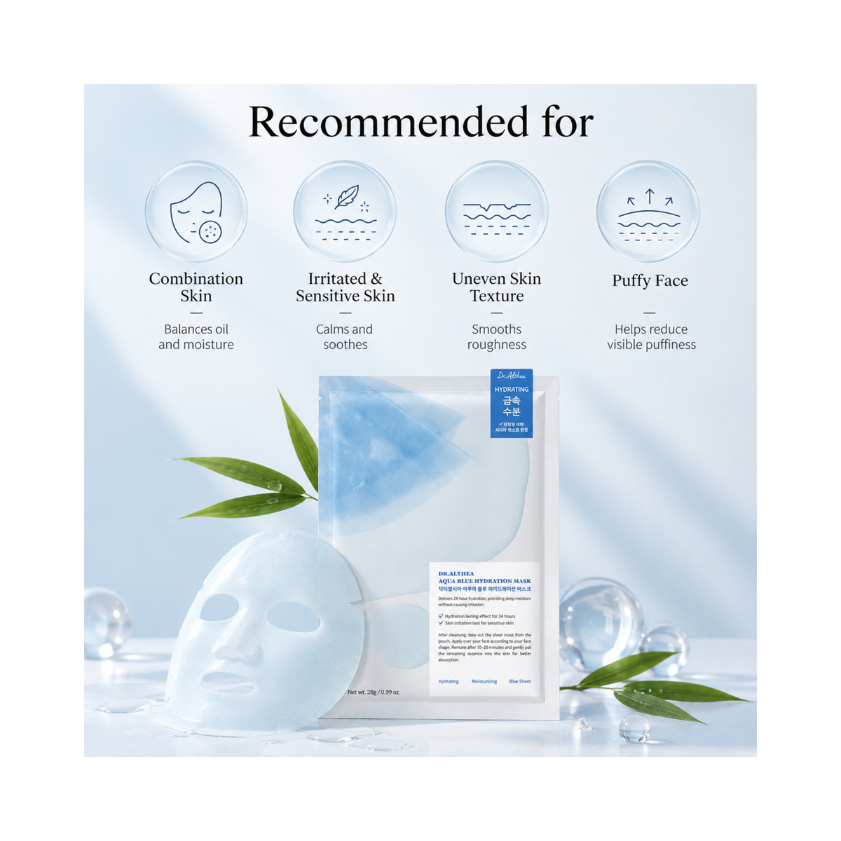 Dr. Althea – Aqua Blue Hydration Mask
