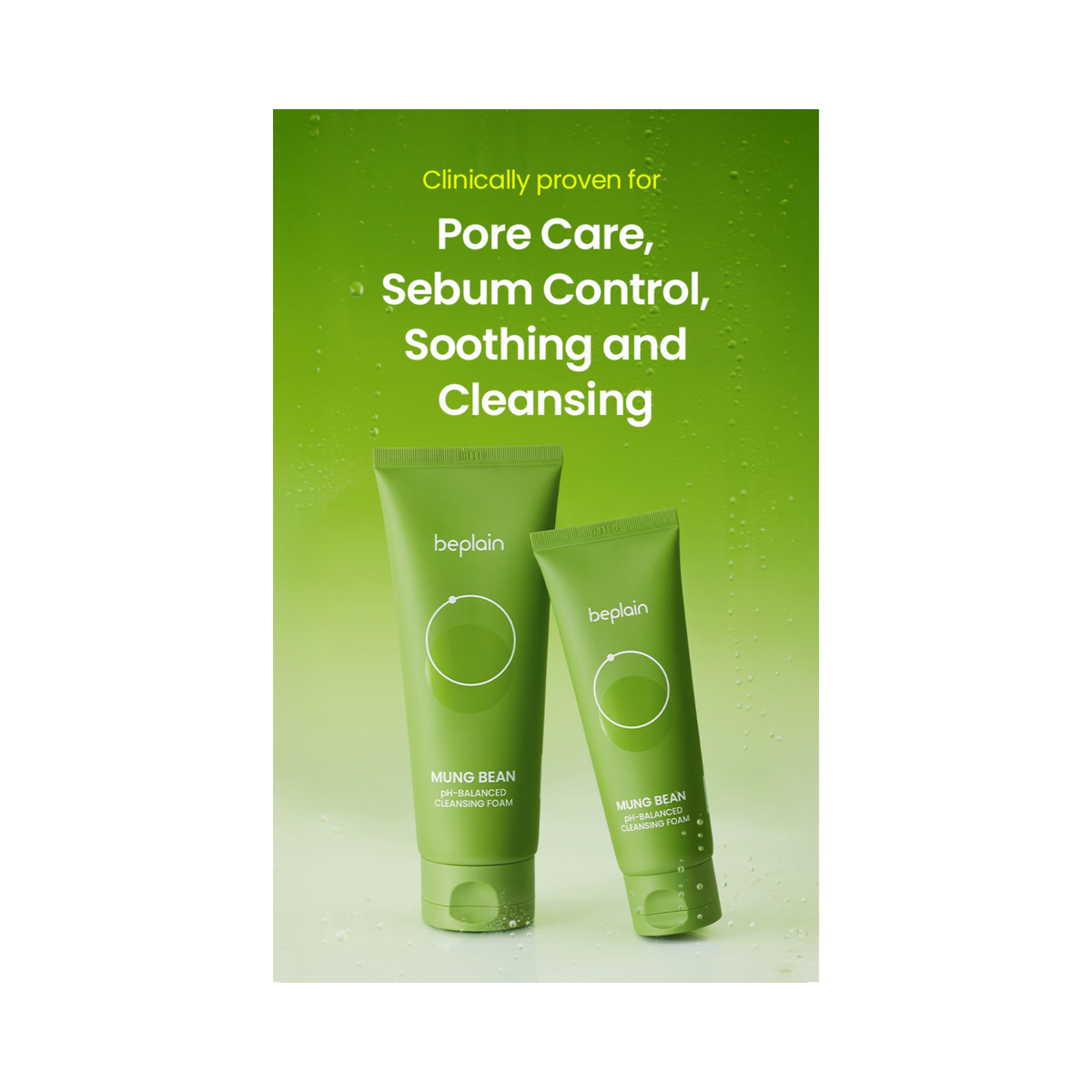 Beplain – Mung Bean pH-Balanced Cleansing Foam