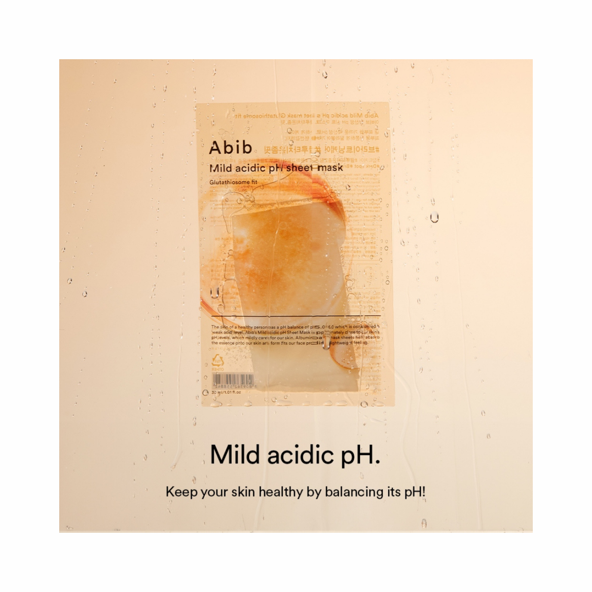 Abib – Mild Acidic pH Sheet Mask Glutathiosome Fit