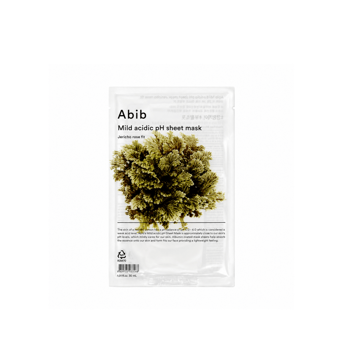 Abib – Mild Acidic pH Sheet Mask Jericho Rose Fit