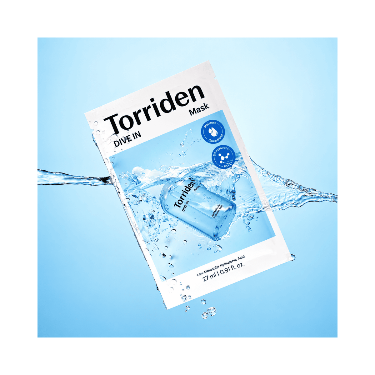 Torriden - Dive-in Low Molecular Weight Hyaluronic Acid Mask, 10 sheets