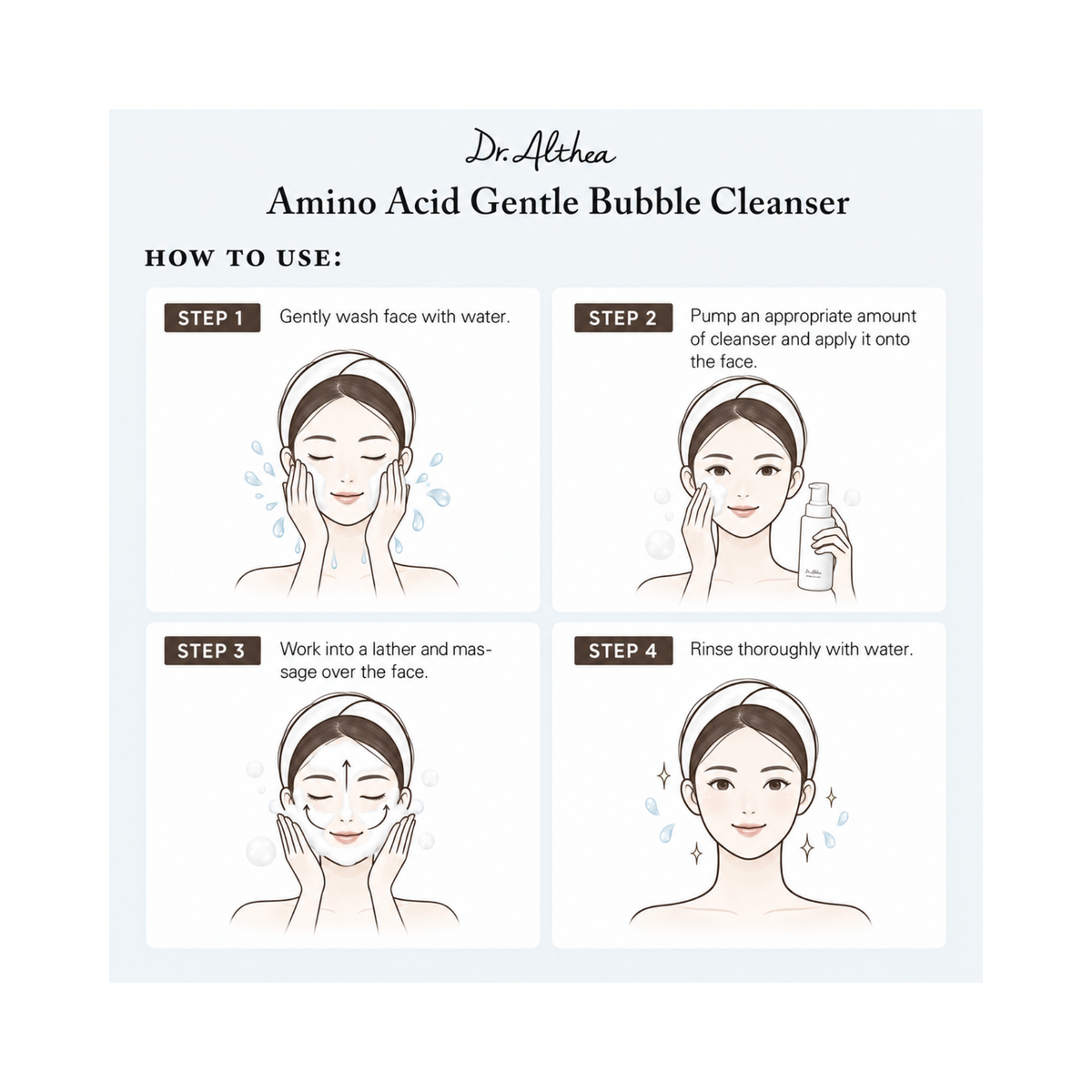 Dr. Althea – Amino Acid Gentle Bubble Cleanser