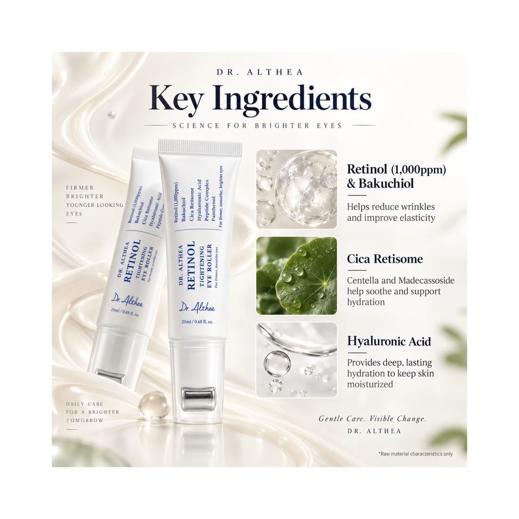 Dr. Althea –  Retinol Flat Iron Eye Roller