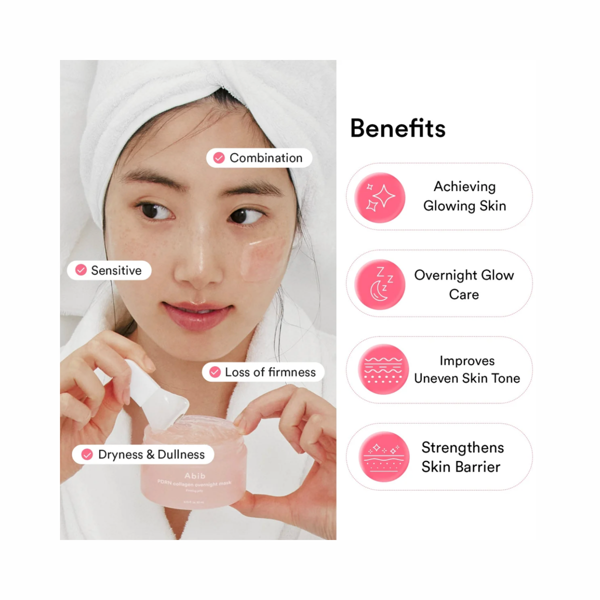 Abib – PDRN Collagen Overnight Mask Firming Jelly