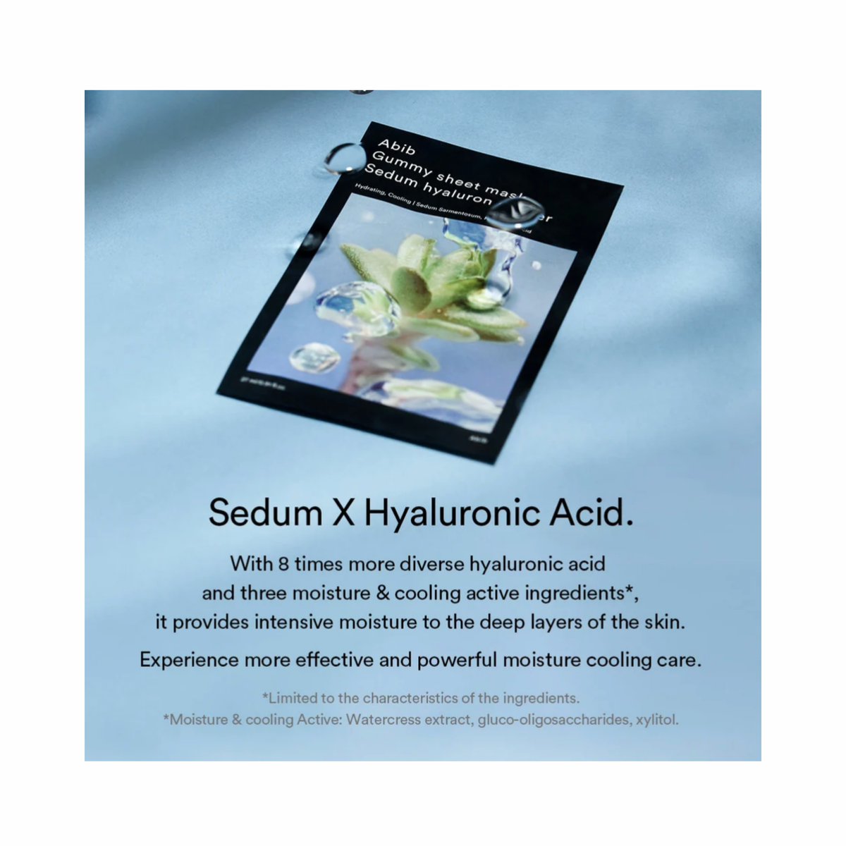 Abib – Gummy Sheet Mask Sedum Hyaluron Sticker