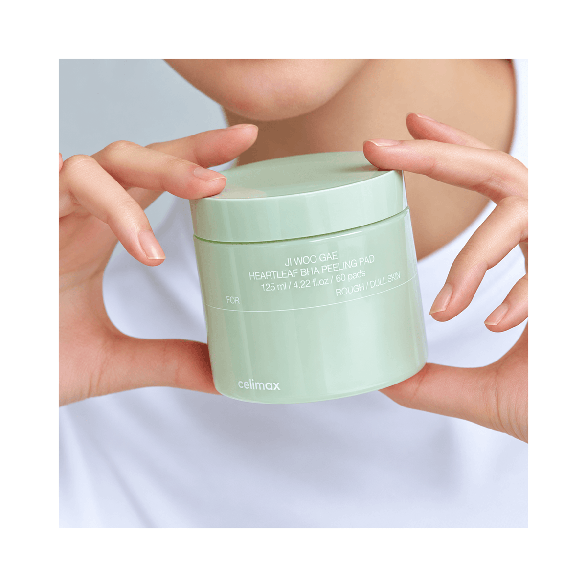 Celimax – Jiwoogae Heartleaf BHA Peeling Pad, 60pcs