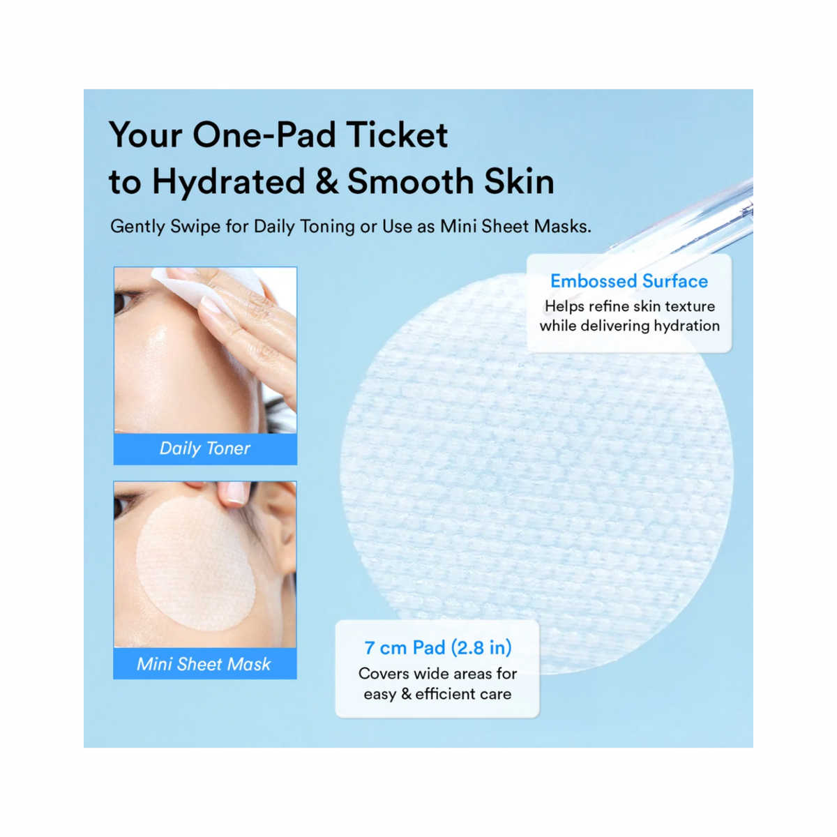Abib – Sedum Hyaluron Pad Hydrating Touch